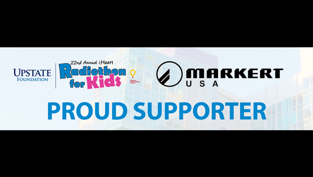 Markert USA Supports the Upstate Foundation’s 22nd Annual iHeart Radiothon for Kids